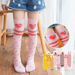 Kids Girls Strawberry Over the Knee Socks Cute Thin Anti-mosquito Stockings