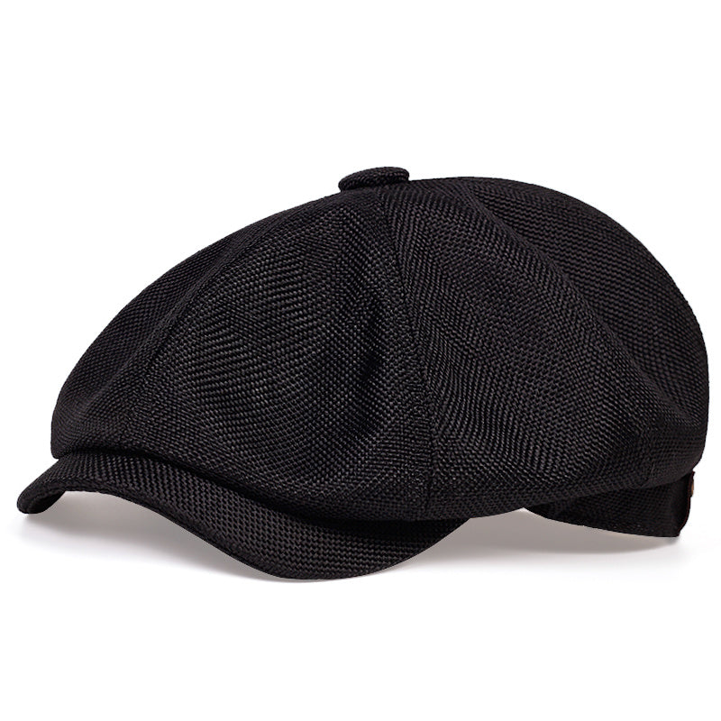Solid Newsboy Cap Unisex Beret Vintage Painter Hat