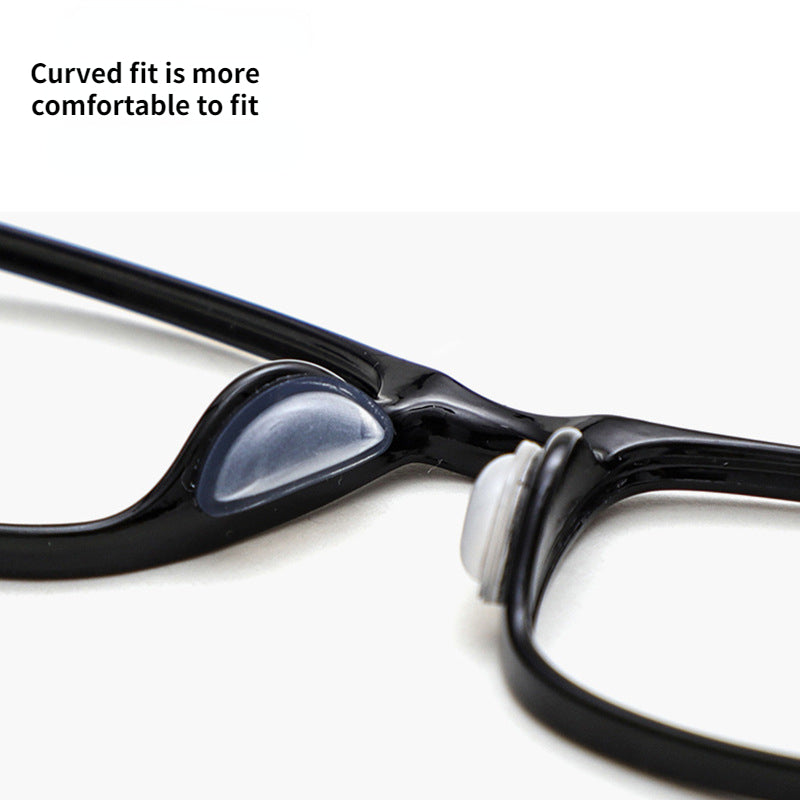 Silicone Anti-slip Nose Pad for Sunglasses - Half Moon Pattern