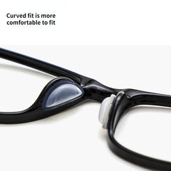 Silicone Anti-slip Nose Pad for Sunglasses - Half Moon Pattern