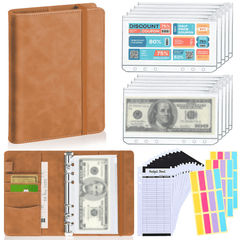 A6 Budget Binder & 10 Cash Envelopes Money Organizer