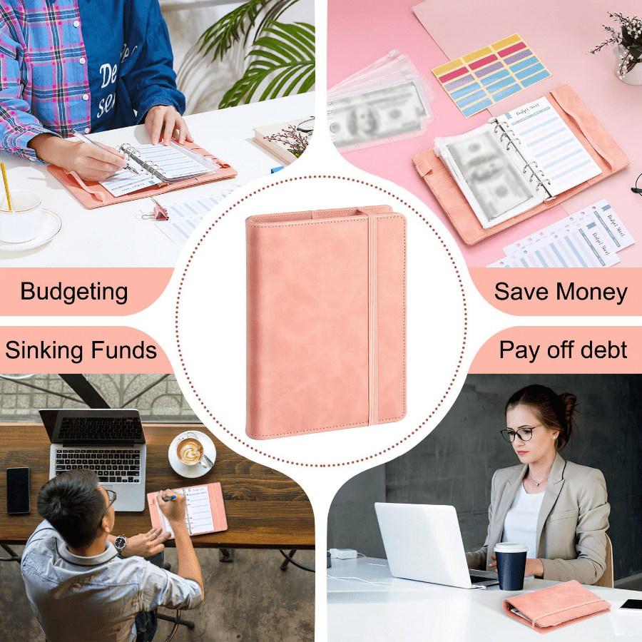 A6 Budget Binder & 10 Cash Envelopes Money Organizer