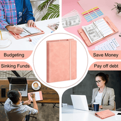 A6 Budget Binder & 10 Cash Envelopes Money Organizer