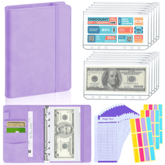 A6 Budget Binder & 10 Cash Envelopes Money Organizer