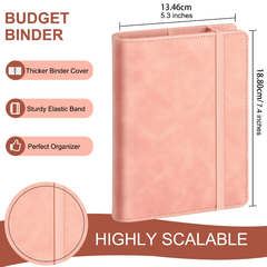 A6 Budget Binder & 10 Cash Envelopes Money Organizer