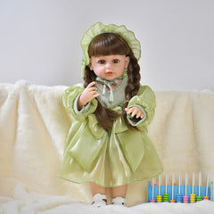 Rebirth Doll Vein Silicone Vinyl Reborn Doll Girl's Birthday Gift