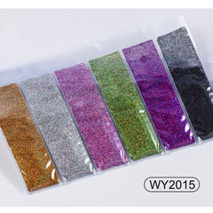 Colorful Glitter Sequins and Stickers for DIY Nail Sliders