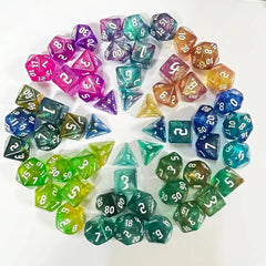 Set Games Dices With PU Leather Storage Bag - Fun Party Game Dices