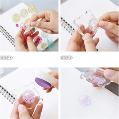 Christmas Happy Year Clear Silicone Stamp DIY Scrapbooking Decor