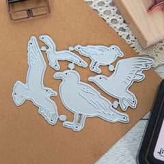 Flying And Resting Birds Cutting Dies for Album Crafts