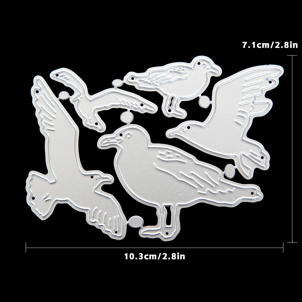 Flying And Resting Birds Cutting Dies for Album Crafts