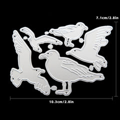 Flying And Resting Birds Cutting Dies for Album Crafts
