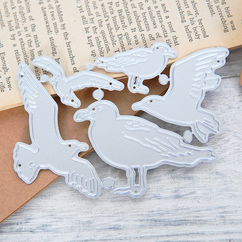 Flying And Resting Birds Cutting Dies for Album Crafts