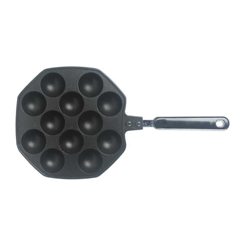12 Hole Takoyaki Pan Non Stick Aluminum Alloy Baking Pan