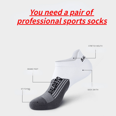 Men's Ankle Sport Socks - Sweat Absorbing & Breathable - 5 Pairs