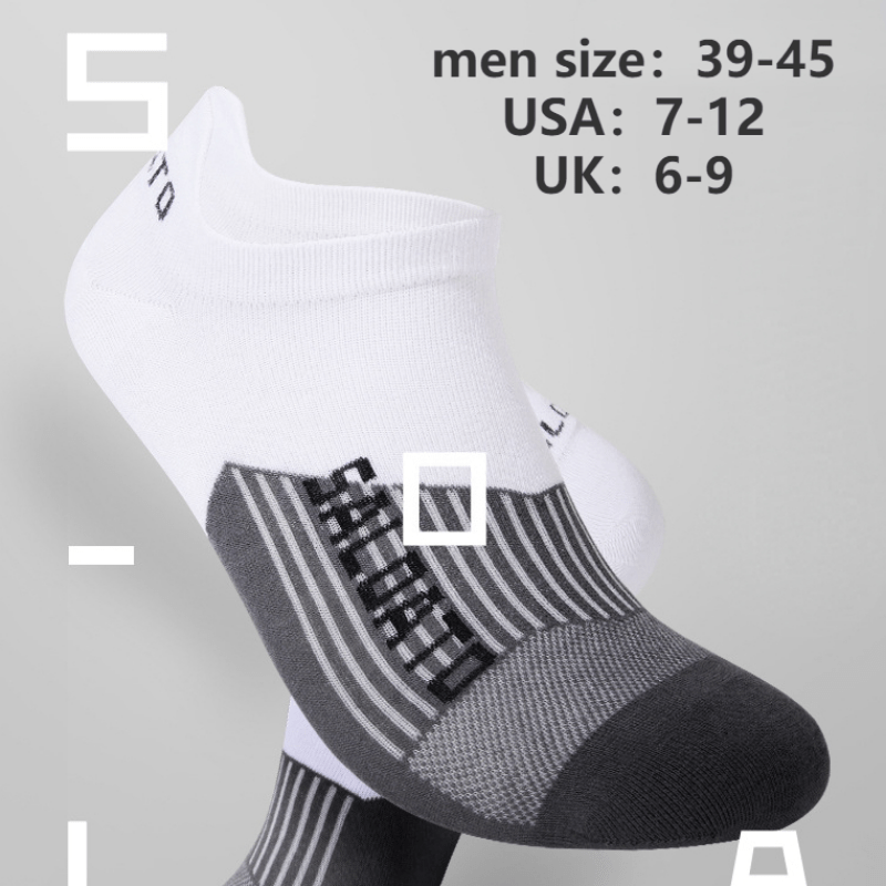 Men's Ankle Sport Socks - Sweat Absorbing & Breathable - 5 Pairs