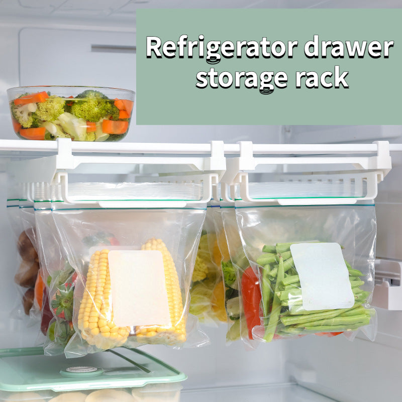 Refrigerator Sealed Bag Storage Rack Ziplock Fridge Drawer Organizers