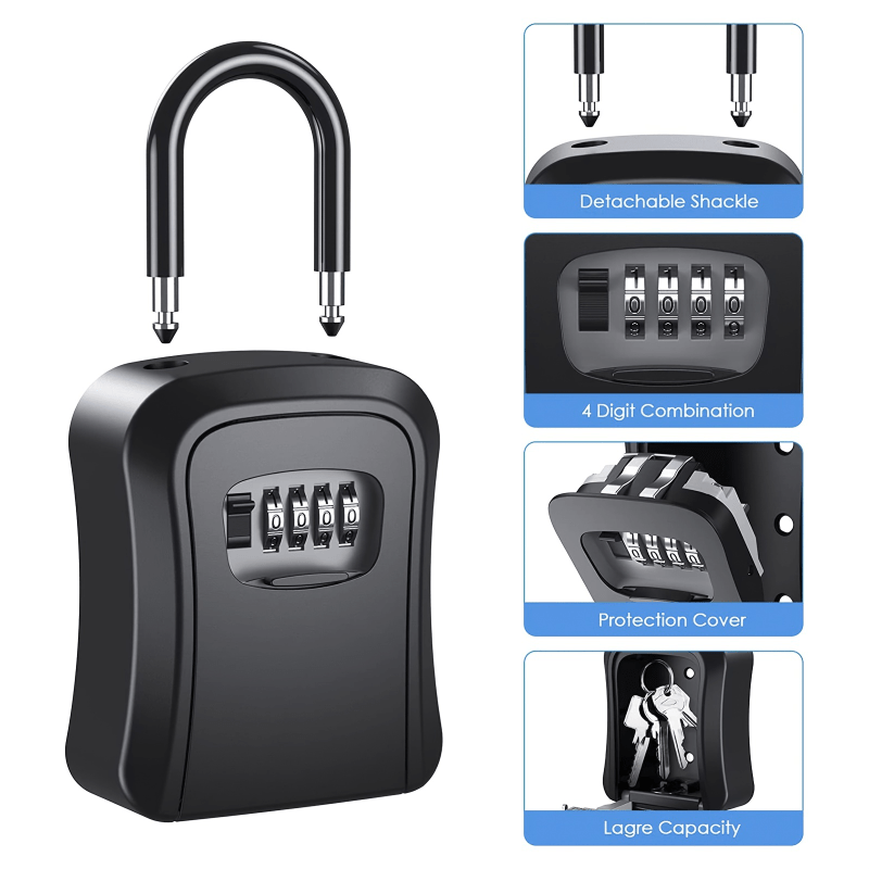 Wall Mounted Password Key Box - Secure Spare Keys