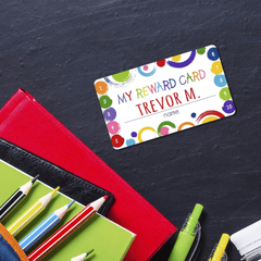 100pcs Reward Punch Cards with Hole Punch for Students