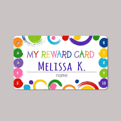 100pcs Reward Punch Cards with Hole Punch for Students