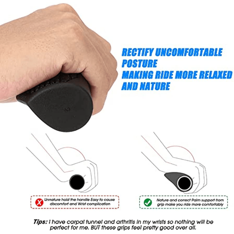 Ergonomic Bike Grips for Comfortable Biking