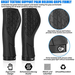 Ergonomic Bike Grips for Comfortable Biking