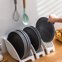 Foldable Kitchen Dish Rack - Organize Tableware Dishes Bowls Cutlery