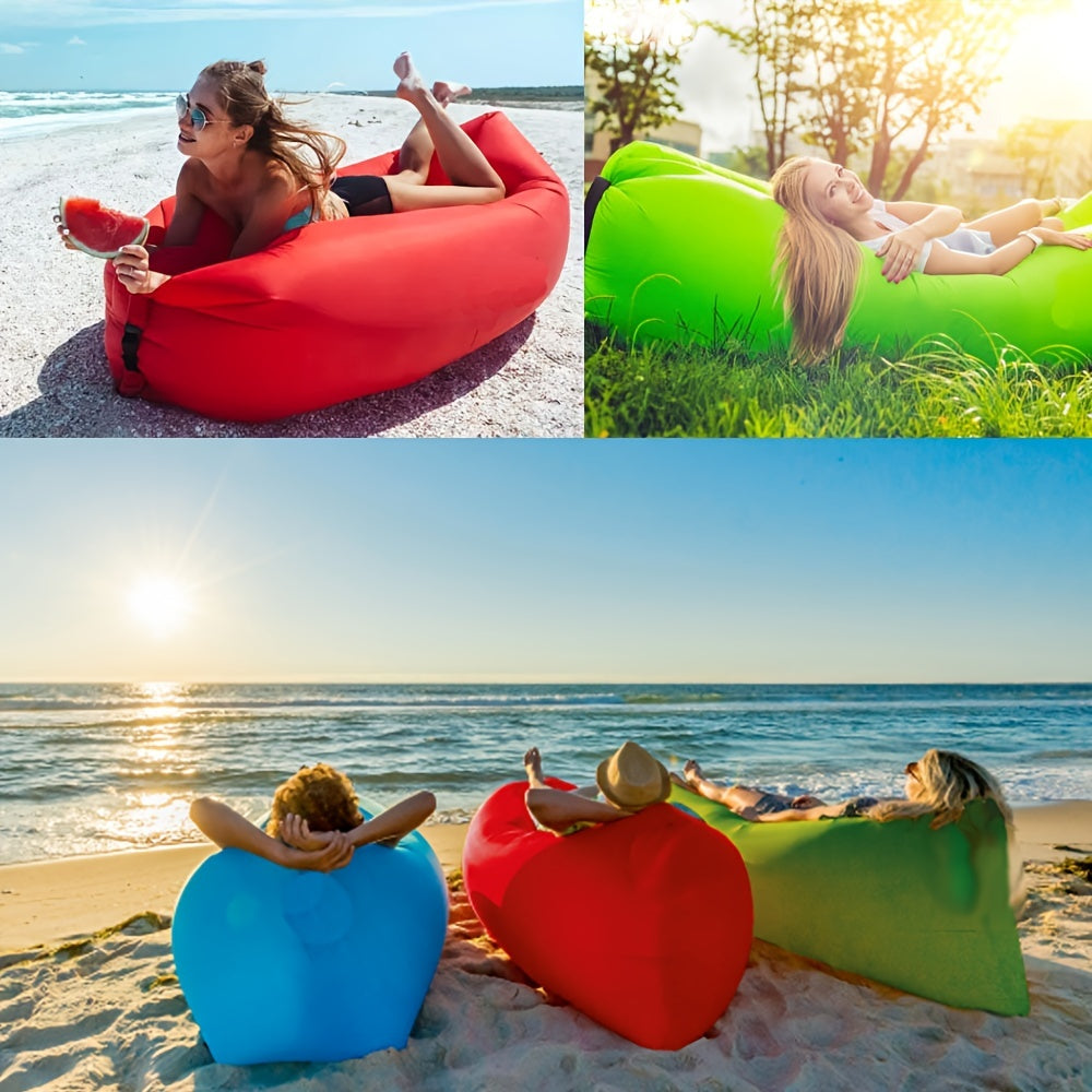 Portable Inflatable Sofa Mattress for Camping Beach Picnic