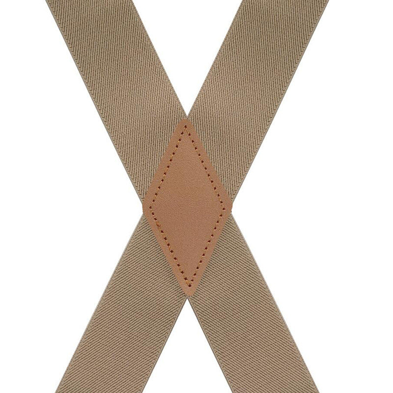 Men's Elastic X-Shaped 4 Clips Suspender Belt