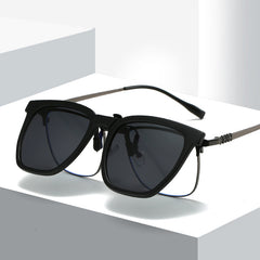 Men's Vintage Square Polarized Sunglasses UV Protection