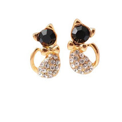 Cat Studs Earrings Mini Bow Earrings