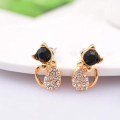 Cat Studs Earrings Mini Bow Earrings