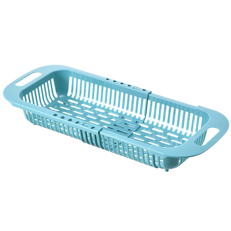 Adjustable Sink Colander Vegetable Washing Rack