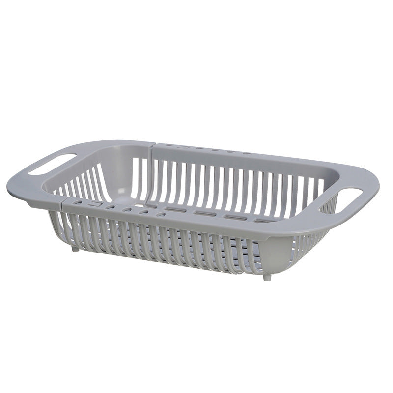 Adjustable Sink Colander Vegetable Washing Rack