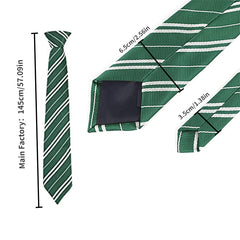 Men's Striped Ties Halloween Cosplay Necktie Costume Accessories