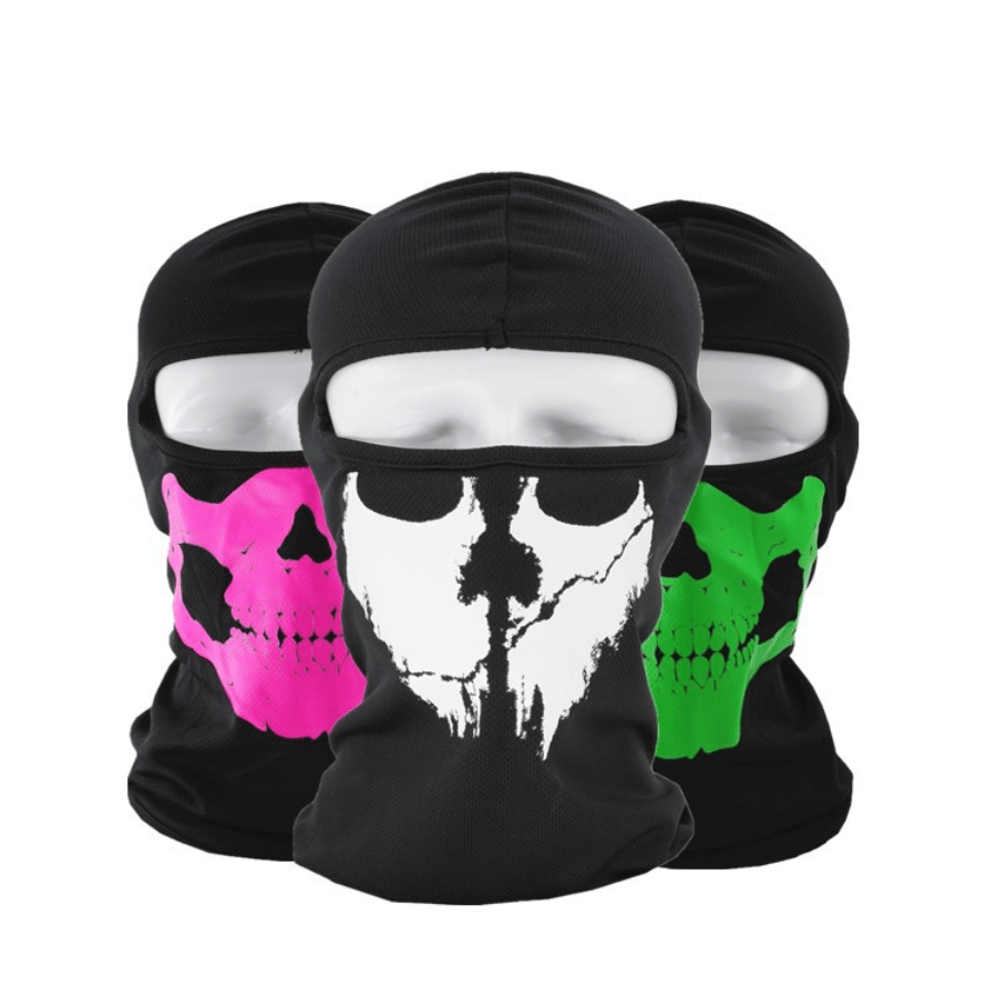 Men's Face Print Balaclava Mask for Outdoor Sport