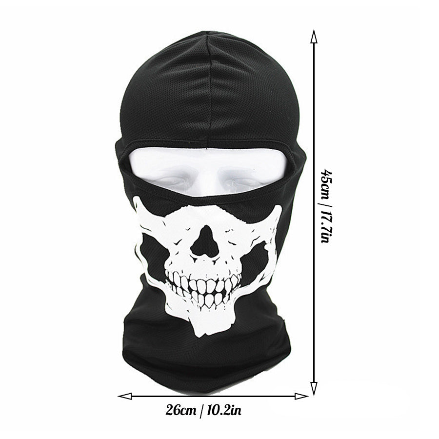 Men's Face Print Balaclava Mask for Outdoor Sport