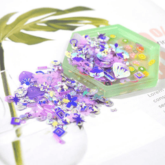 Glitter Resin Filling DIY Nail Art Jewelry Filler Flower Pearl Glitter Sequins