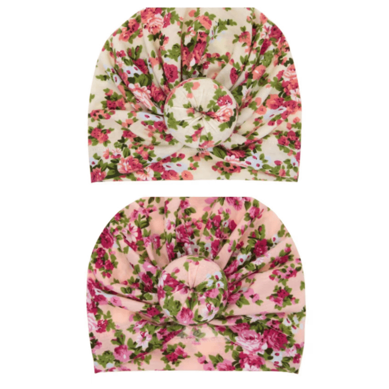 Sweet Knot Baby Hat for Girls