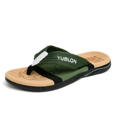 Men's Lightweight Non Slip Flip Flops for Indoor Outdoor Beach Shower