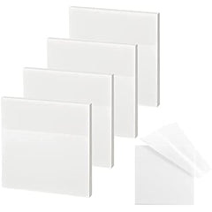 50 Sheets Transparent Sticky Notes Waterproof Self Adhesive Translucent