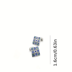 High Alloy Drip Cufflinks Round Men's Cufflinks