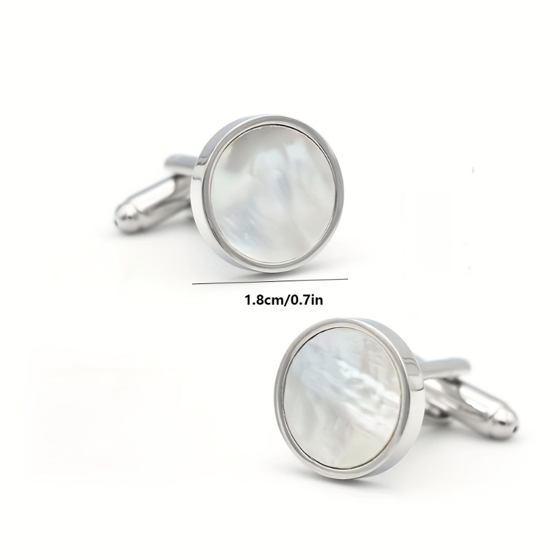 Crystal Cufflinks French Style Men's Women's Shirt Cufflinks