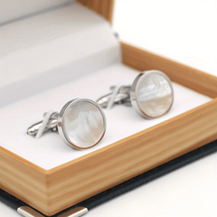 Crystal Cufflinks French Style Men's Women's Shirt Cufflinks