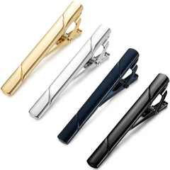 Men's Classic Silver Golden Tie Clip Business Marriage
