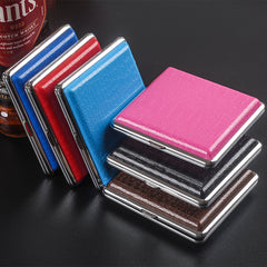 Crocodile Leather Pattern Plastic Cigarette Box 20 Packs Capacity