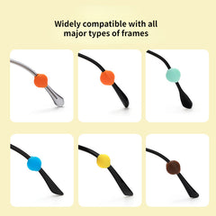 Silicone Ear Hooks for Glasses: 2 Pairs & 5 Pairs Sets