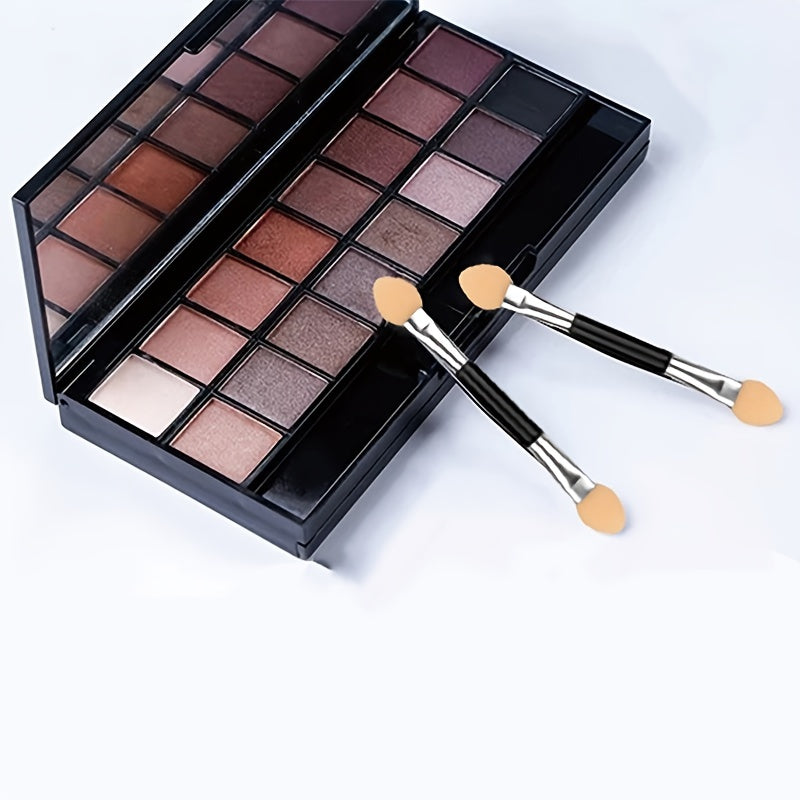 10pcs Double Sided Eyeshadow Brush Sponge Makeup Applicator for Beauty