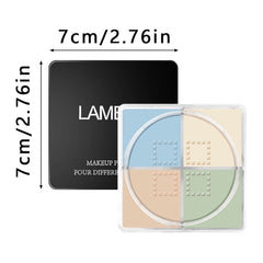 Matte Setting Powder Brightens Skin 4 Shades