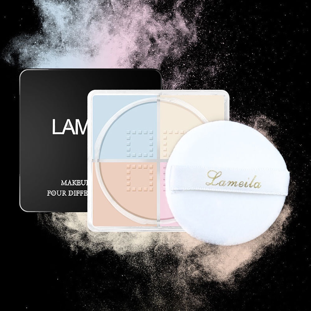 Matte Setting Powder Brightens Skin 4 Shades